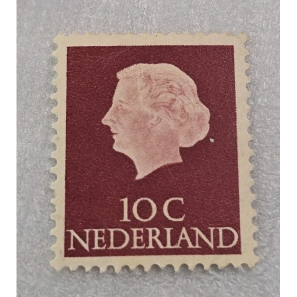 Netherlands 10-cent (10c) Postage Stamp Queen Juliana 1950s